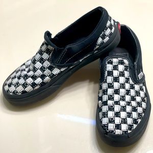 Kids checkered Vans size 1.